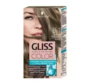 GLISS CARE & MOISTURE COLOR КРАСКА ДЛЯ ВОЛОС С ГИАЛУРОНОВОЙ КИСЛОТОЙ 8-1