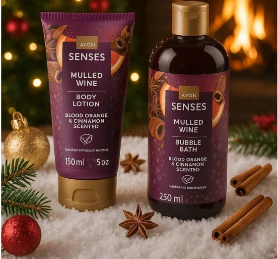 Avon Senses бальзам для тела Mulled Wine 150 мл