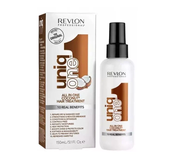 REVLON PROFESSIONAL UNIQ ONE КОНДИЦИОНЕР ДЛЯ ВОЛОС СПРЕЙ 10в1 COCONUT 150МЛ