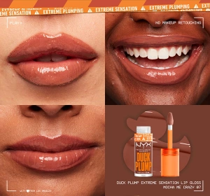 NYX PROFESSIONAL MAKEUP DUCK PLUMP БЛЕСК ДЛЯ УВЕЛИЧЕНИЯ ГУБ 07 MOCHA ME CRAZY 7МЛ