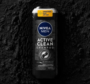 NIVEA MEN Active Clean живильний шампунь для волосся для чоловіків 500 мл