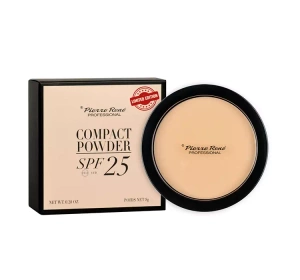PIERRE RENE COMPACT POWDER SPF 25 ПРЕСОВАНА ПУДРА ДЛЯ ОБЛИЧЧЯ 102 WARM IVORY 8Г