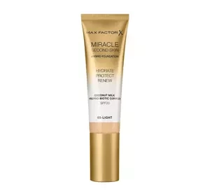 MAX FACTOR MIRACLE SECOND SKIN ТОНАЛЬНИЙ ЗАСІБ 03 LIGHT 30МЛ