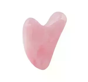 DENI CARTE GUA SHA ПЛИТКА ДЛЯ МАССАЖА ЛИЦА РОЗОВЫЙ КВАРЦ