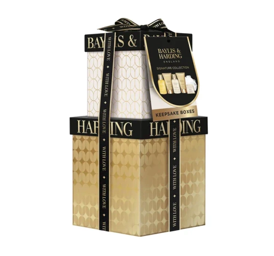 Baylis & Harding Sweet Mandarin & Grapefruit подарочный набор: крем для душа 100 мл + пена для ванны 100 мл + бальзам для тела 50 мл + крем для рук 50 мл + соль для ванны 25 г + мочалка