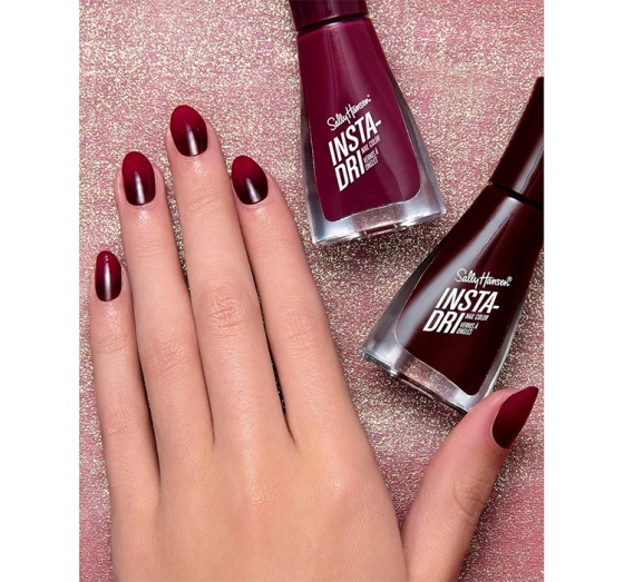 Натисніть на картинку, щоб її збільшити SALLY HANSEN INSTA-DRI ЛАК ДЛЯ НІГТІВ 403 GO GARNET POP 9,17МЛ