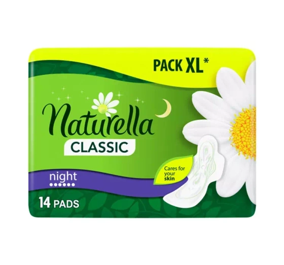 NATURELLA CLASSIC NIGHT ГІГІЄНІЧНІ ПРОКЛАДКИ З КРИЛЬЦЯМИ 14 ШТ