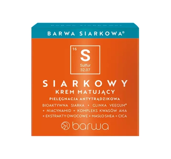 BARWA SIARKOWA МАТУЮЧИЙ КРЕМ З СІРКОЮ 50МЛ
