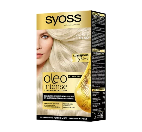 SYOSS OLEO INTENSE КРАСКА ДЛЯ ВОЛОС БЕЗ АММИАКА 10-50 ASHY BLOND