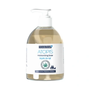 Novaclear Atopis зволожувальне мило для рук з органічною олією конопель 300 мл