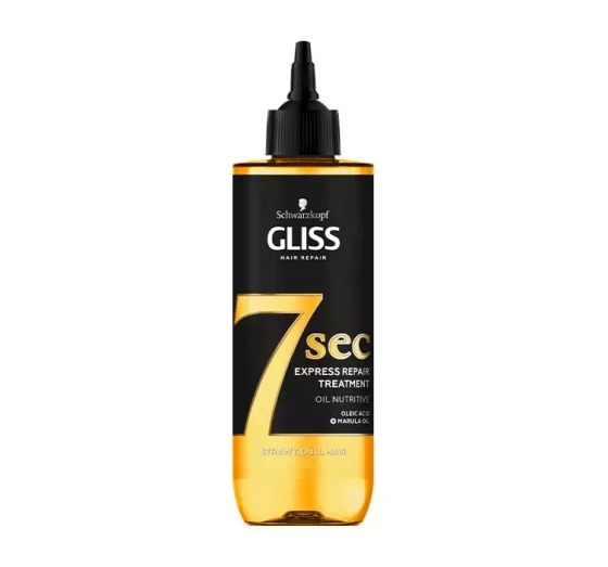 GLISS 7 SEC OIL NUTRITIVE ВОССТАНОВЛЕНИЕ ДЛЯ СУХИХ И МАТОВЫХ ВОЛОС 200МЛ