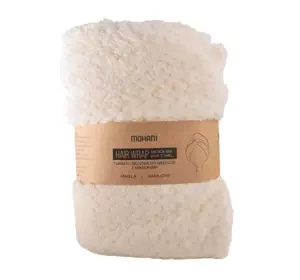 MOHANI РУШНИК-ТЮРБАН ДЛЯ ВОЛОССЯ З МІКРОФІБРИ БІЛИЙ
