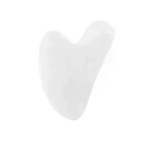 DENI CARTE GUA SHA ПЛИТКА ДЛЯ МАСАЖУ ОБЛИЧЧЯ БІЛИЙ КВАРЦ