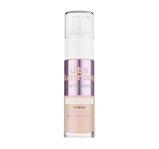 BELL PROFESSIONAL ULTRA LUMINOUS ОСВІТЛЮЮЧИЙ ВЕГАНСЬКИЙ ТОНАЛЬНИЙ КРЕМ 02 BEIGE 30Г