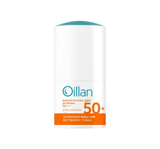 Oillan солнцезащитный roll-on SPF50+ для лица и тела для чувствительной кожи 50 мл