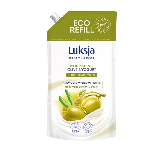 Luksja Creamy & Soft рідке мило оливки та йогурт 900мл