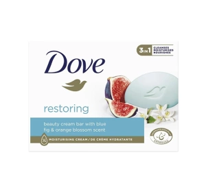 DOVE RESTORE ТВЕРДОЕ КРЕМОВОЕ МЫЛО BLUE FIG & ORANGE BLOSSOM 90 Г