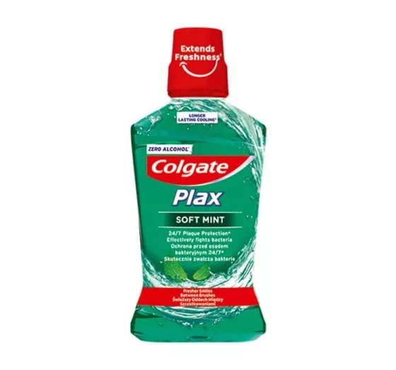 COLGATE PLAX СРЕДСТВО ДЛЯ ПОЛОСКАНИЯ РОТОВОЙ ПОЛОСТИ SOFT MINT 500МЛ