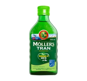 MOLLER’S РЫБИЙ ЖИР НОРВЕЖСКИЙ ПИЩЕВАЯ ДОБАВКА ЯБЛОКО 250МЛ