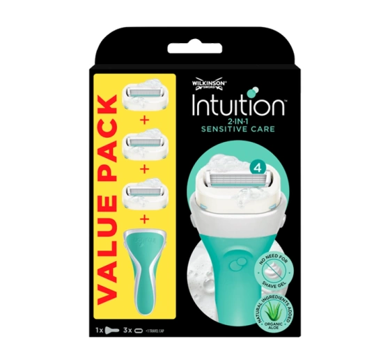 WILKINSON INTUITION СТАНОК  + 3 КАРТРИДЖА 