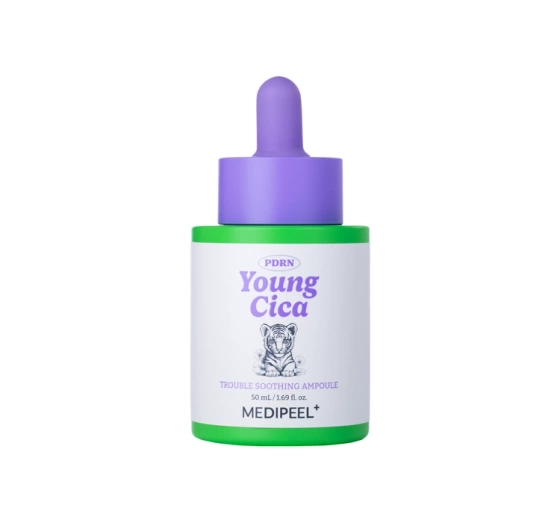 Натисніть на картинку, щоб її збільшити MEDIPEEL Young Cica PDRN Trouble Soothing Ampoule заспокійлива ампула для обличчя 50 мл
