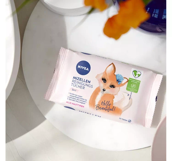 NIVEA МІЦЕЛЯРНІ СЕРВЕТКИ ДЛЯ ДЕМАКІЯЖУ