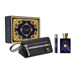 VERSACE DYLAN BLUE POUR HOMME НАБОР ТУАЛЕТНА ВОДА СПРЕЙ 100МЛ + 10МЛ + КОСМЕТИЧКА