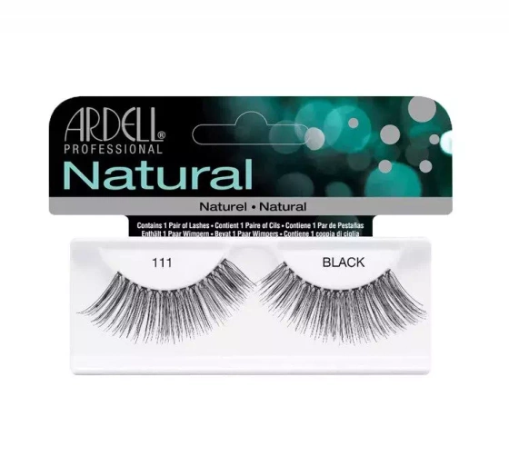 ARDELL NATURAL НАКЛАДНІ ВІЇ НА СМУЖЦІ 111 BLACK