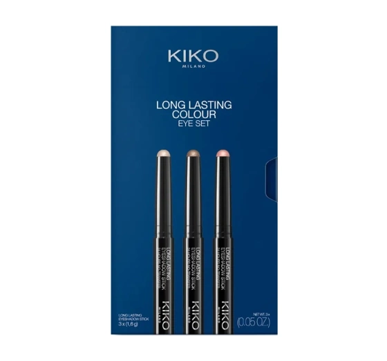 KIKO Milano Long Lasting Colour Eye Set набор теней для глаз 01 3 x 1,6 г