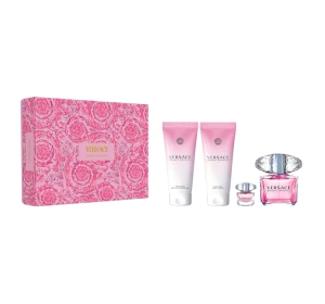 Versace Bright Crystal туалетная вода 90 мл + 5 мл + гель для душа 100 мл + лосьон для тела 100 мл