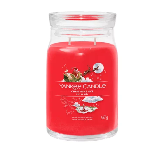YANKEE CANDLE SIGNATURE АРОМАТИЧЕСКАЯ СВЕЧА CHRISTMAS EVE 567Г