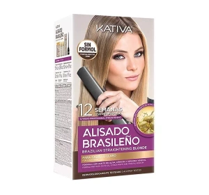 KATIVA ALISADO BRASILENO НАБОР ДЛЯ КЕРАТИНОВОГО ВЫПРЯМЛЕНИЯ ВОЛОС ДЛЯ БЛОНДИНОК
