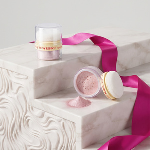 Lovely Rosy Ribbon Highlighter рассыпчатый хайлайтер для лица и тела с аппликатором 2 г