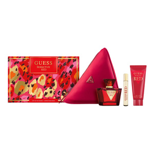 GUESS RED SEDUCTIVE FEMME ТУАЛЕТНАЯ ВОДА 75МЛ + 15МЛ + БАЛЬЗАМ 100МЛ + КОСМЕТИЧКА