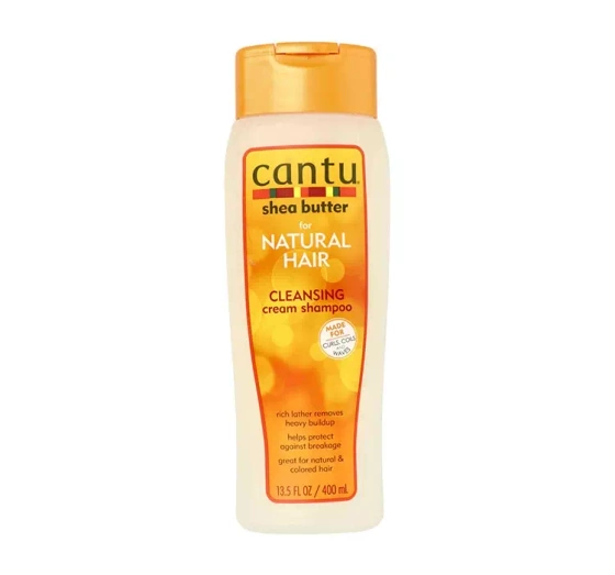 CANTU NATURAL HAIR CLEANSING CREAM SHAMPOO ШАМПУНЬ ДЛЯ КУДРЯВЫХ ВОЛОС 400МЛ