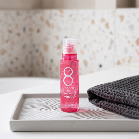 Masil 8 Seconds Salon Hair Repair Ampoule протеиновая ампула для восстановления поврежденных волос, 15 мл