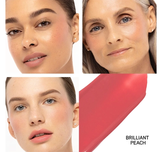 Physicians Formula Mineral Wear Diamond Filler рум'яна і помада 2в1 Brilliant Peach 7,3 мл