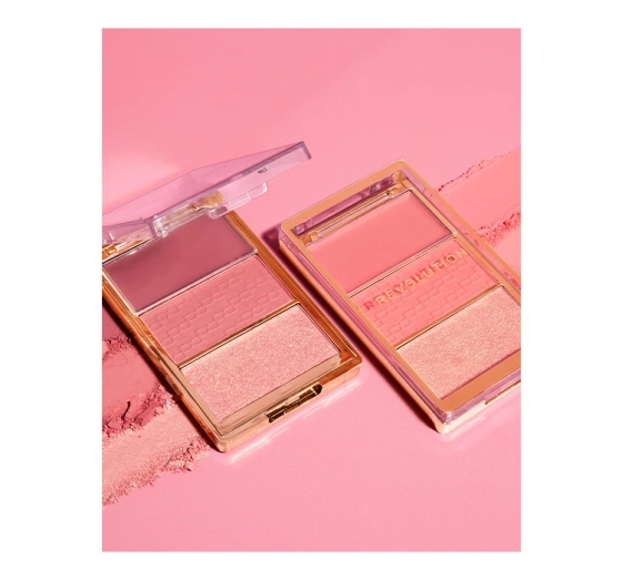 Makeup Revolution Icon Blush палитра румян Aura Points Rose 9,8г