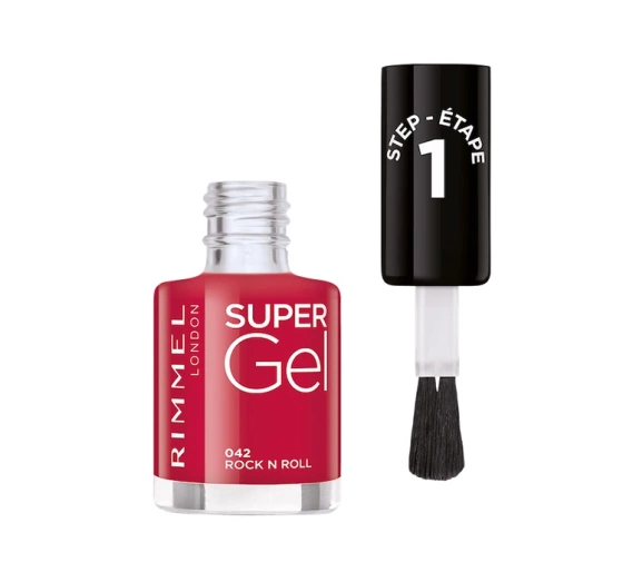 RIMMEL SUPER GEL ГЕЛЕВЫЙ ЛАК ДЛЯ НОГТЕЙ  042 ROCK N ROL МЛ