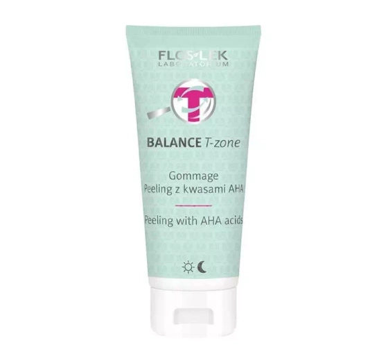 FLOSLEK BALANCE T-ZONE GOMMAGE ПИЛИНГ С КИСЛОТАМИ AHA 125Г