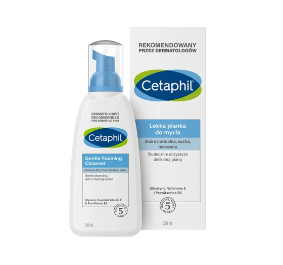 CETAPHIL GENTLE FOAMING CLEANSER ЛЕГКА ПІНА ДЛЯ ВМИВАННЯ 236МЛ