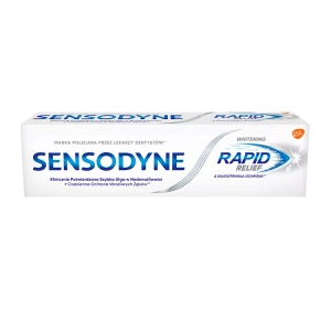 SENSODYNE RAPID RELIEF WHITENING ЗУБНАЯ ПАСТА УЛЬТРАБЫСТРОЕ ОБЛЕГЧЕНИЕ 75МЛ
