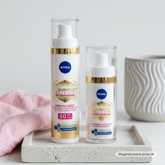 NIVEA 2 Pack Cellular Luminous630 набор косметики для ухода за лицом дневной крем + сыворотка
