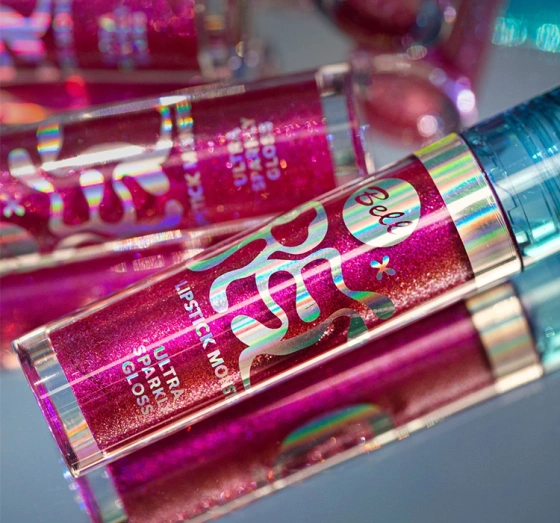 Bell x Red Lipstick Monster Ultra Sparkly Gloss блеск для губ с блестками 03 Fiery  4 г