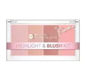 BELL HYPOALLERGENIC HIGHLIGHT&BLUSH KIT НАБІР ХАЙЛАЙТЕРІВ І РУМ'ЯН 20Г