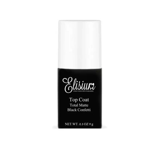 ELISIUM TOP COAT TOTAL MATTE BLACK CONFETTI  9Г