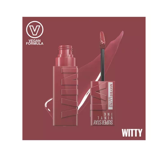 Натисніть на картинку, щоб її збільшити MAYBELLINE SUPERSTAY VINYL INK ВІНІЛОВА ПОМАДА ДЛЯ ГУБ 40 WITTY 4,2МЛ