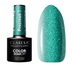 CLARESA SOAK OFF ГЕЛЬ-ЛАК PRECIOUS 3 5Г