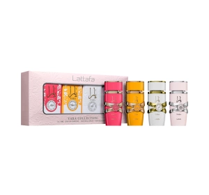 Lattafa парфюмированная вода Yara 5 мл + Yara Candy 5 мл + Yara Tous 5 мл + Yara Moi 5 мл