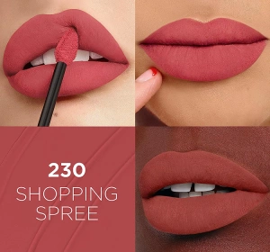 LOREAL INFAILLIBLE MATTE RESISTANCE РІДКА МАТОВА ПОМАДА 230 SHOPPING SPREE 5МЛ